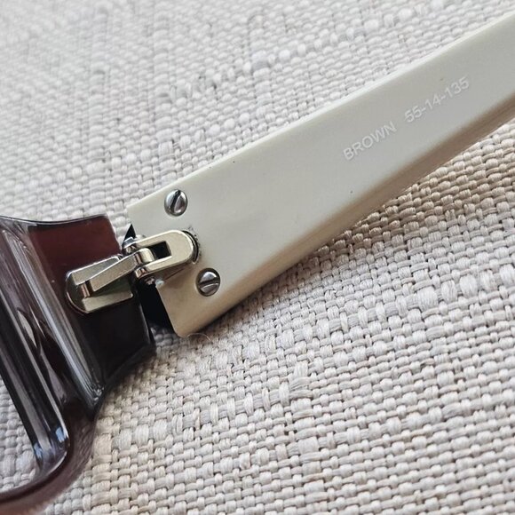 Kirkland Signature Women Eyeglasses Frame Brown/White SAN DIMAS KS1015 Glasses - Picture 10 of 11